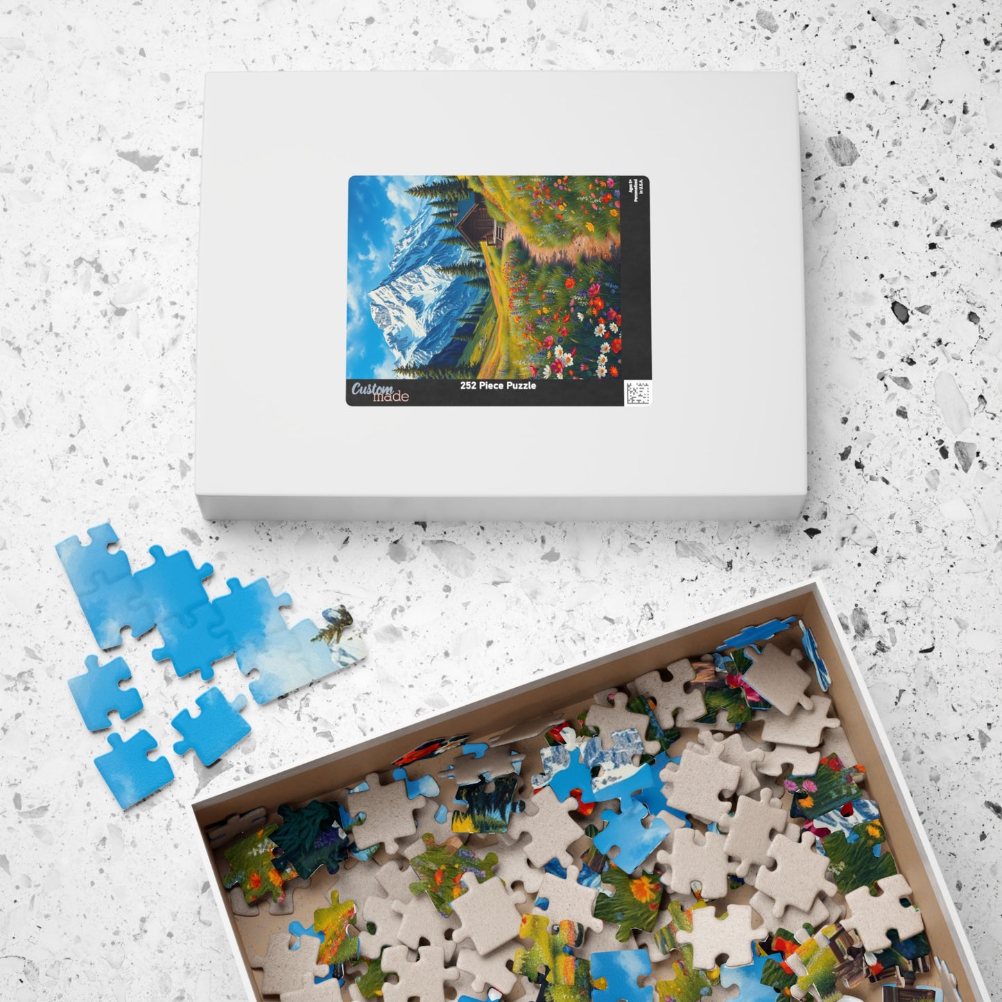 Mountain Landscape Puzzle, Scenic Nature Jigsaw, Perfect Gift for Nature Lovers, Family Game Night, Home Decor Puzzle The Puzzle Chest
