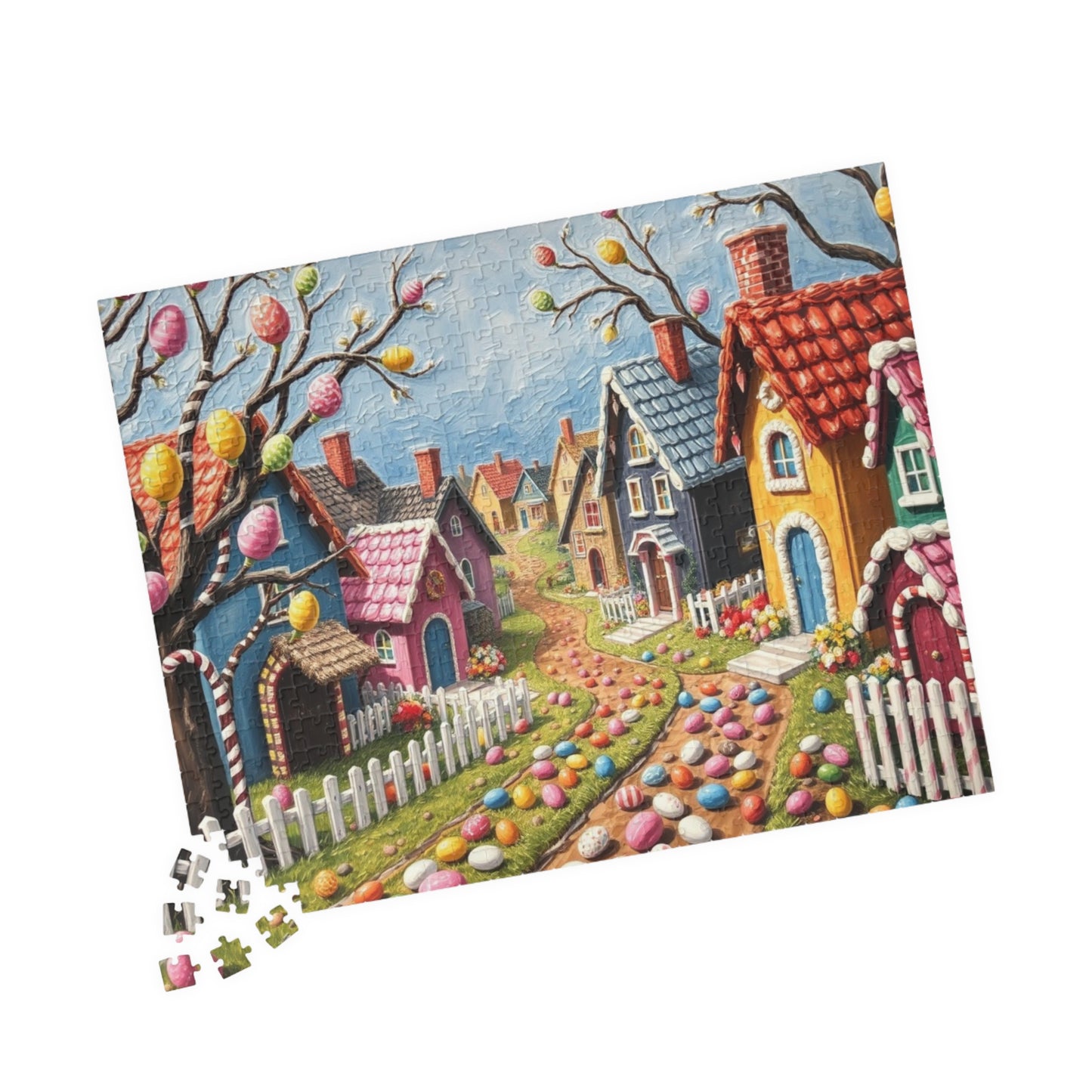 Easter Village Puzzle, Vibrant Spring Scene for Family Fun, 110-1014-Piece Jigsaw, Perfect for Holiday Gatherings, Gift Idea, Indoor Game Puzzle The Puzzle Chest