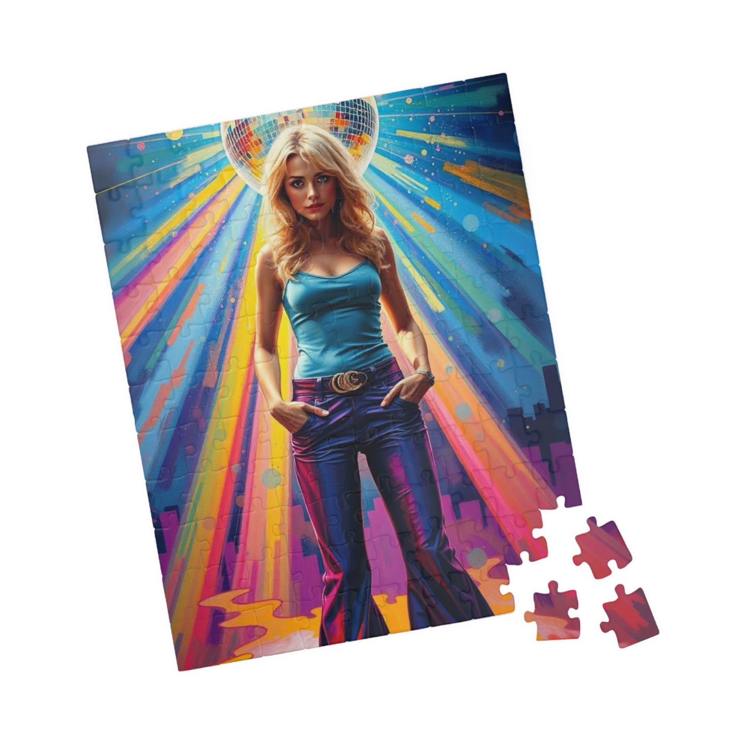 Disco Vibe Jigsaw Puzzle - 110 to 1014 Pieces, Retro Artwork Pop Art, Perfect Gift for Nostalgia Lovers, Party Entertainment, Family Fun Puzzle The Puzzle Chest