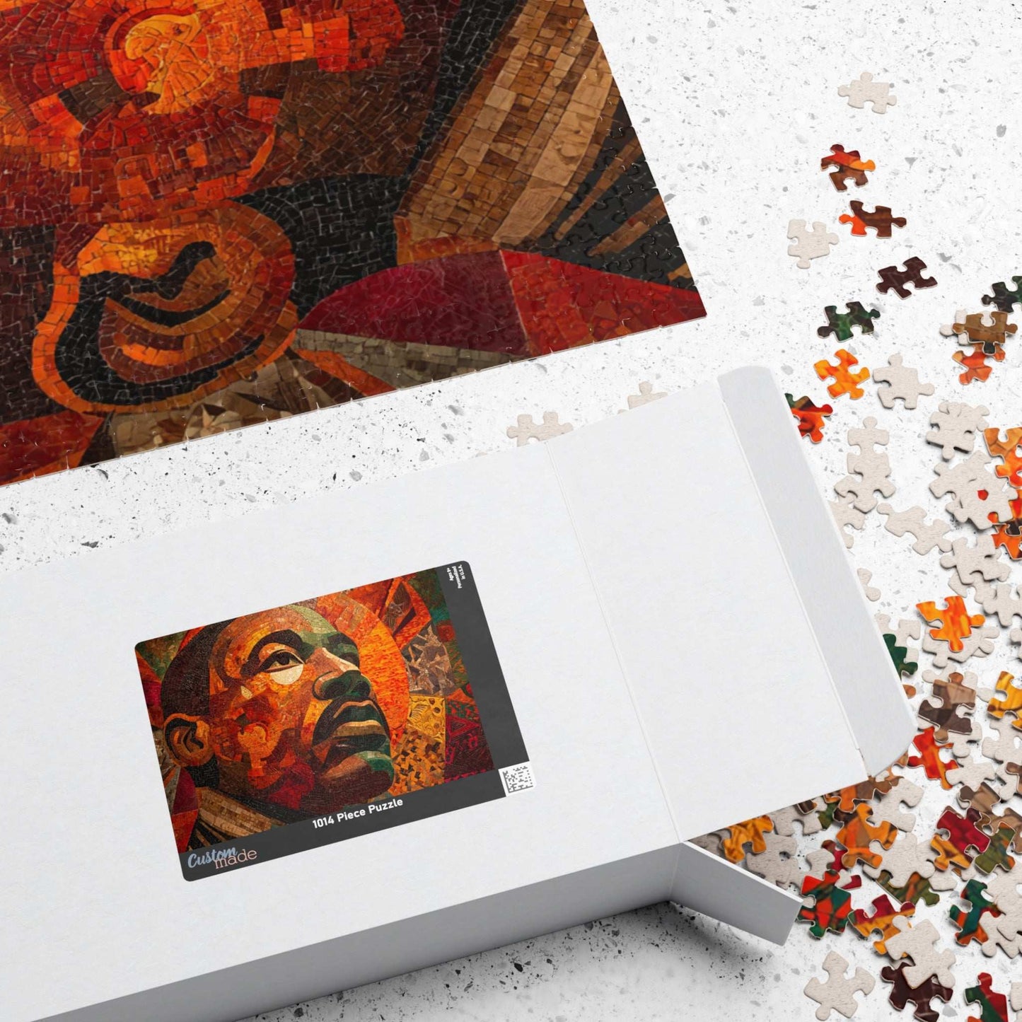 Dr. Martin Luther King Jr. Puzzle, Afrocentric Black History Jigsaw, Inspirational MLK Artwork, Educational Gift for Adults & Teens Puzzle The Puzzle Chest