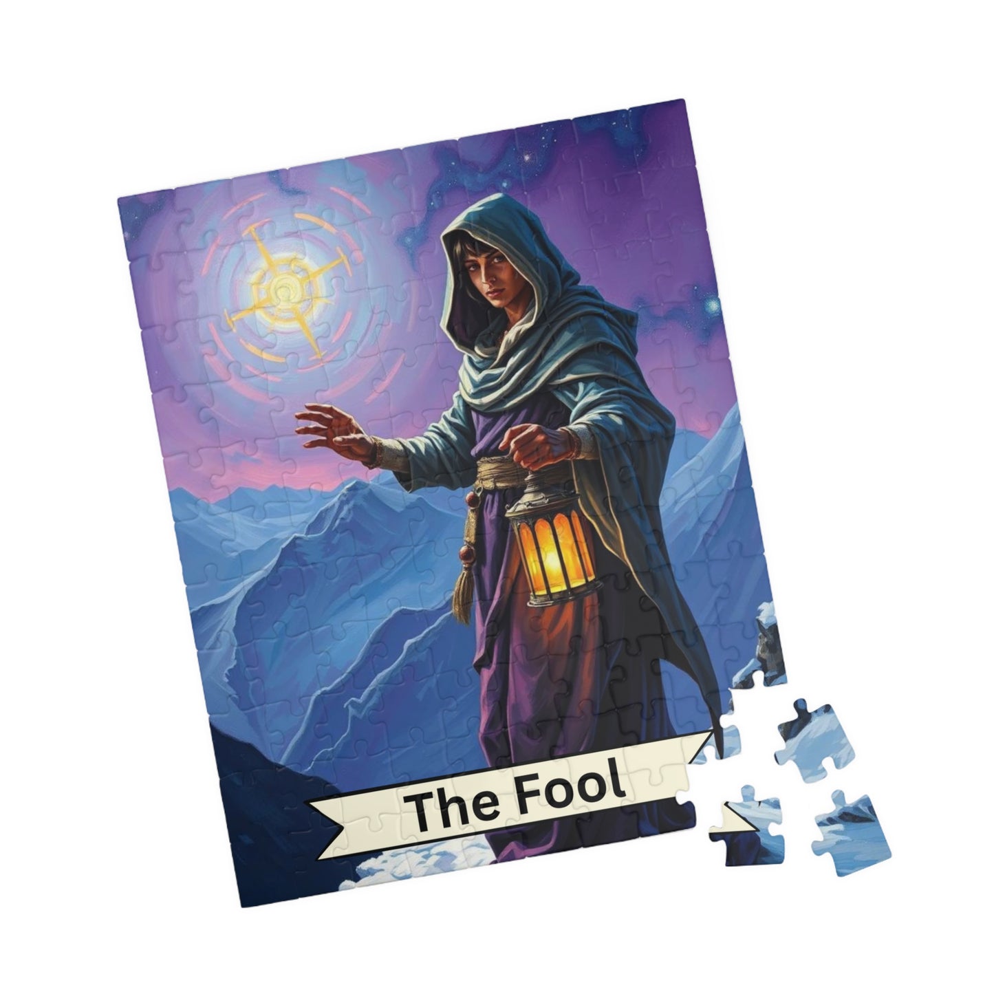 The Fool Tarot Puzzle: Mystical Meditation Jigsaw Puzzle