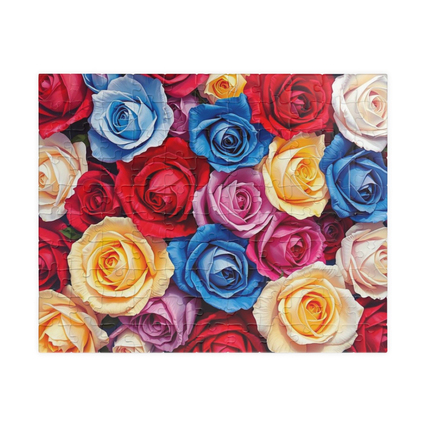 Beautiful Floral Rose Puzzle 1000 Piece Jigsaw Puzzle for Adults Perfect Gift for Family Bonding, Game Night, Flower Lovers, Mental Exercise 110 pcs (Horizontal) Puzzle The Puzzle Chest