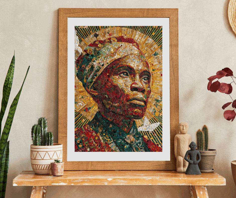 Harriet Tubman Empowering Art Puzzle - Historical Figure Jigsaw, Afrocentric Educational Gift, Black History Month Puzzle The Puzzle Chest