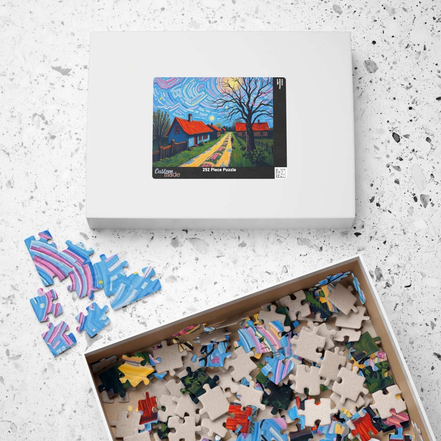 Vibrant Landscape Puzzle, Challenging Jigsaw Game, Stress Relief Activity, Family Game Night, Frameable Puzzle Artwork, Gift for Art Lovers Puzzle The Puzzle Chest