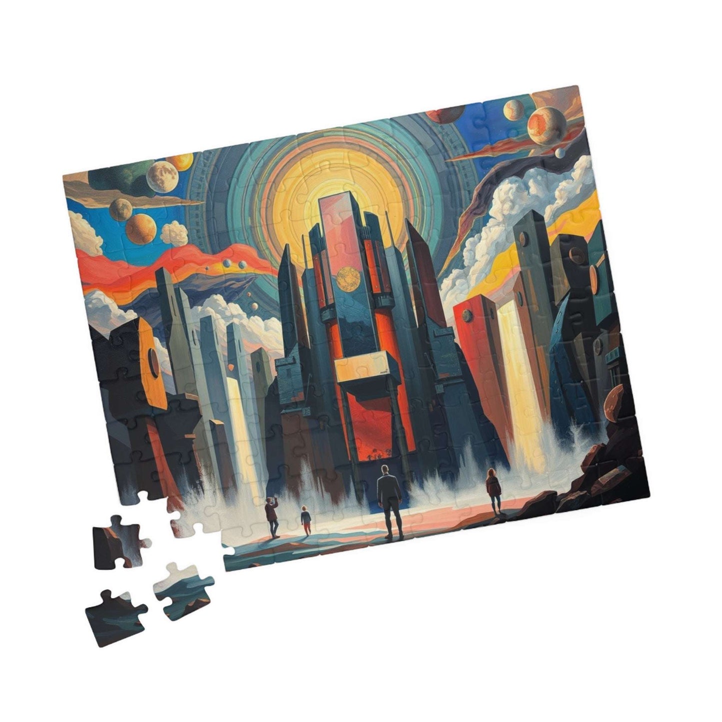 Cosmic Adventure Puzzle 110, 252, 520, 1014-piece, Space Art Jigsaw Puzzle for Adults, Gift for Friends, Family Activity, Home Entertainment Puzzle The Puzzle Chest
