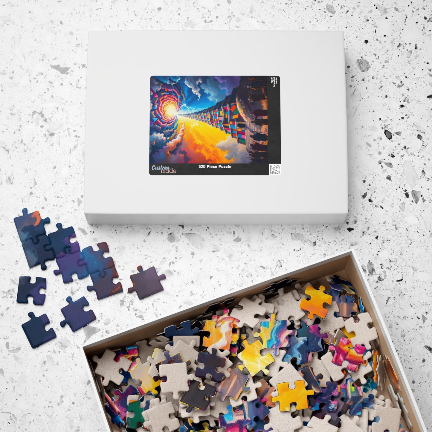 Tower of Babel Jigsaw Puzzle, Christian Bible Art, Educational Game, Family Bonding Entertainment, Religious Gift for Friends, Cognitive Fun Puzzle The Puzzle Chest
