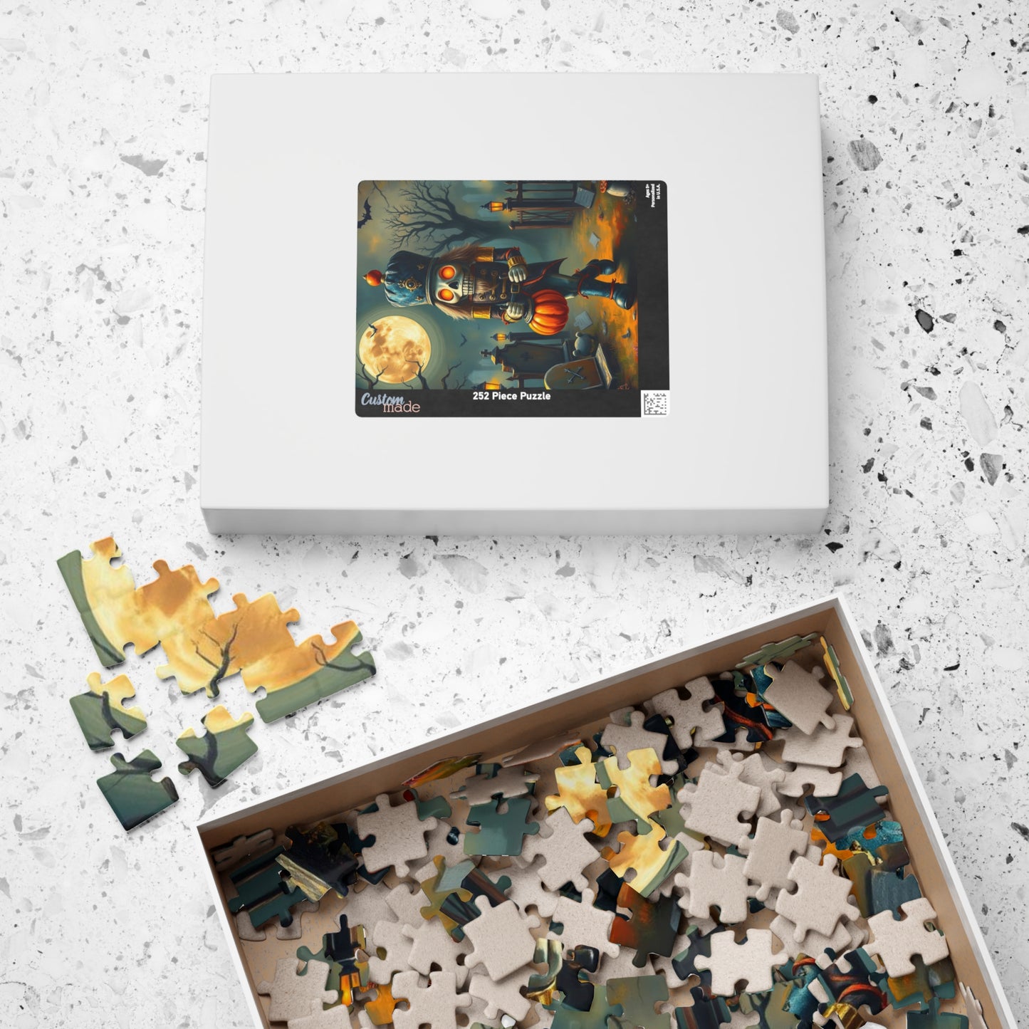Nutcracker Midnight March - Spooky Halloween Puzzle, 110, 252, 520, 1014-piece Jigsaw Fun Family Activity, Holiday Birthday Gift for Friend