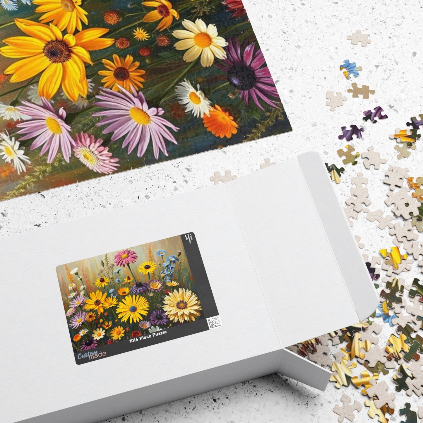 Floral Jigsaw Puzzle - Natures Bouquet, Flower Game for Adults, Nature Lover Gift, Mindful Home Activity, Game for Family Night, Puzzle Fan Puzzle The Puzzle Chest