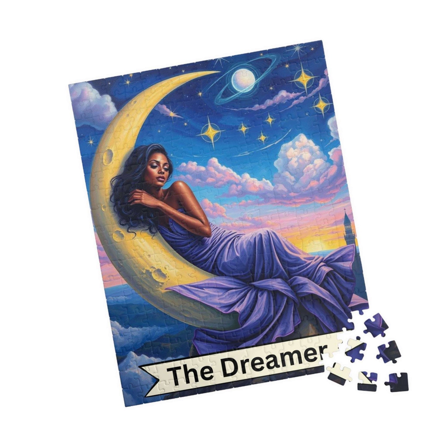 The Dreamer Jigsaw Puzzle - Tarot Style Game for Cosmic Art Lovers 252 pcs (Vertical) Puzzle The Puzzle Chest