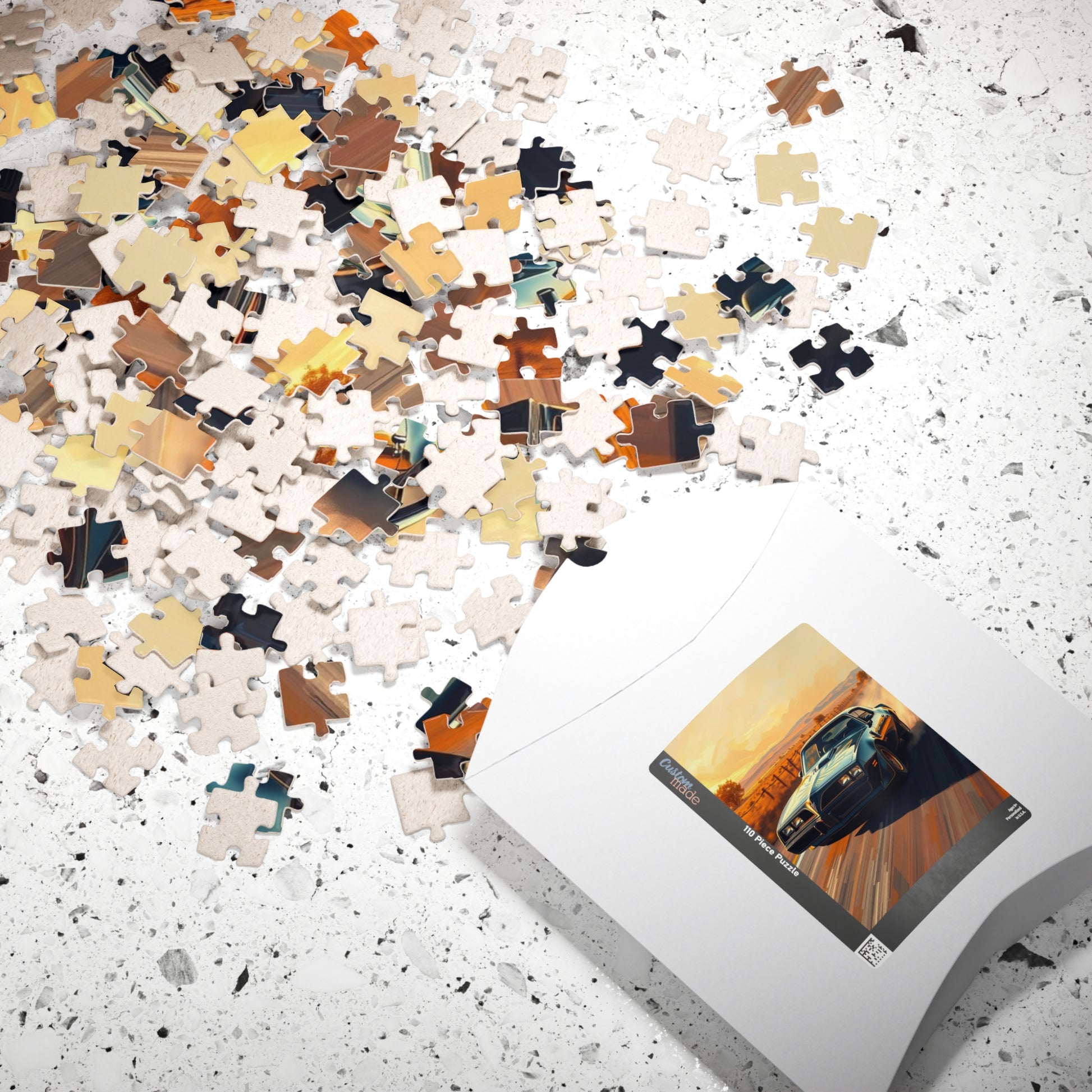 Vintage Car Jigsaw Puzzle - 1977 Firebird, Classic Auto Art Puzzle The Puzzle Chest