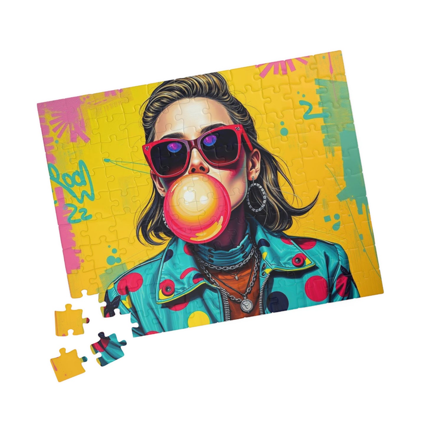 Retro Pop Art Jigsaw Puzzle | Fun Gift for Adults, Home Entertainment, Unique Collectible, Great for Parties and Family Nights Puzzle The Puzzle Chest