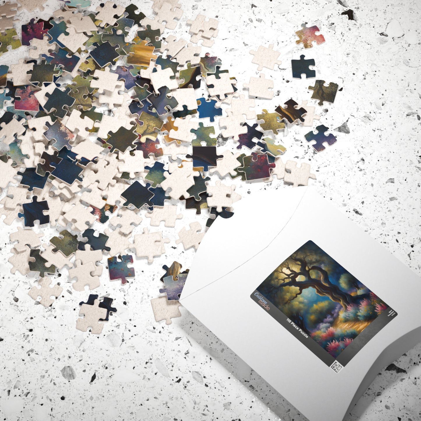 Garden of Gethsemane Olive Trees Jigsaw Puzzle, Religious Theme Faith-Based Tabletop Game, Meditation Activity, Stress Relief, Unique Gift Puzzle The Puzzle Chest