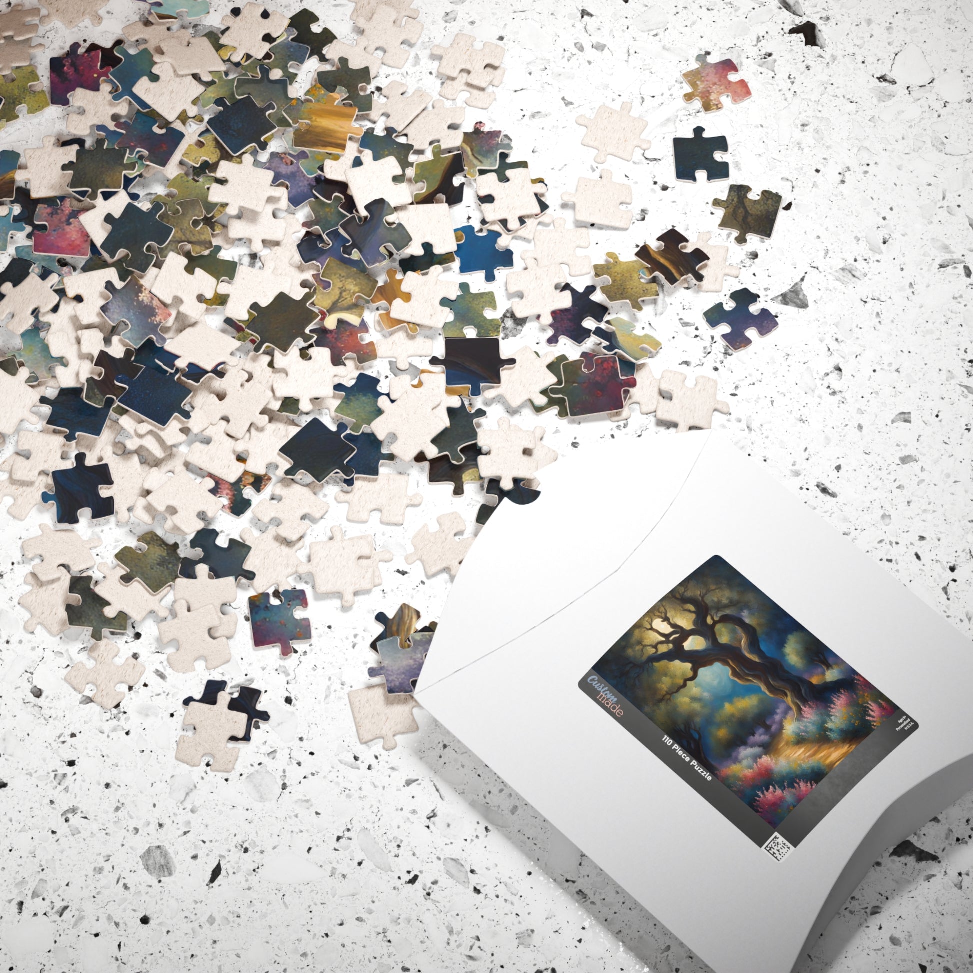 Garden of Gethsemane Olive Trees Jigsaw Puzzle, Religious Theme Faith-Based Tabletop Game, Meditation Activity, Stress Relief, Unique Gift Puzzle The Puzzle Chest