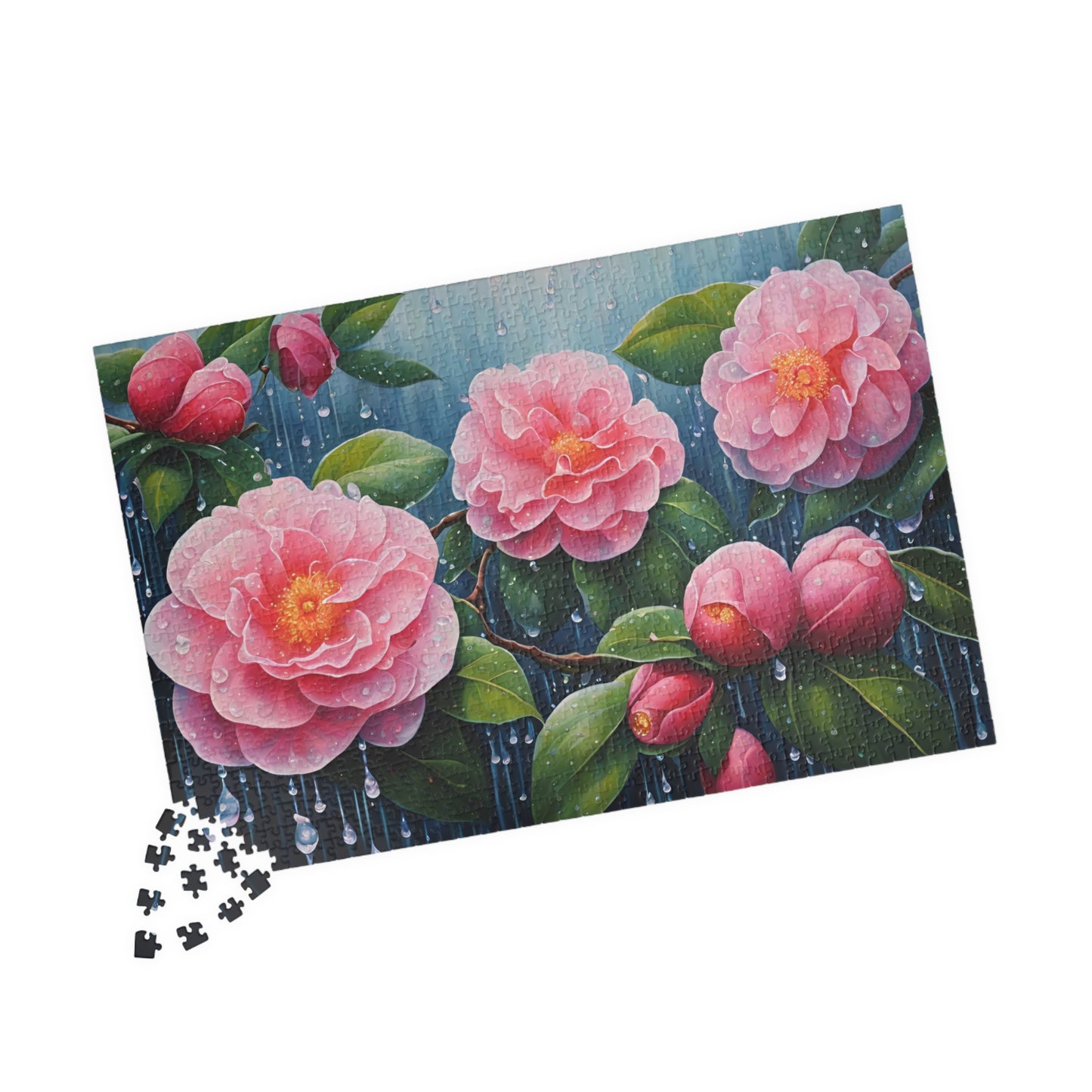Peonies Jigsaw Puzzle, Floral Art Puzzle Lover Gift, Relaxing Hobby, Mindfulness Activity, Flower Lover Keepsake, Rainy Day Indoor Game Puzzle The Puzzle Chest