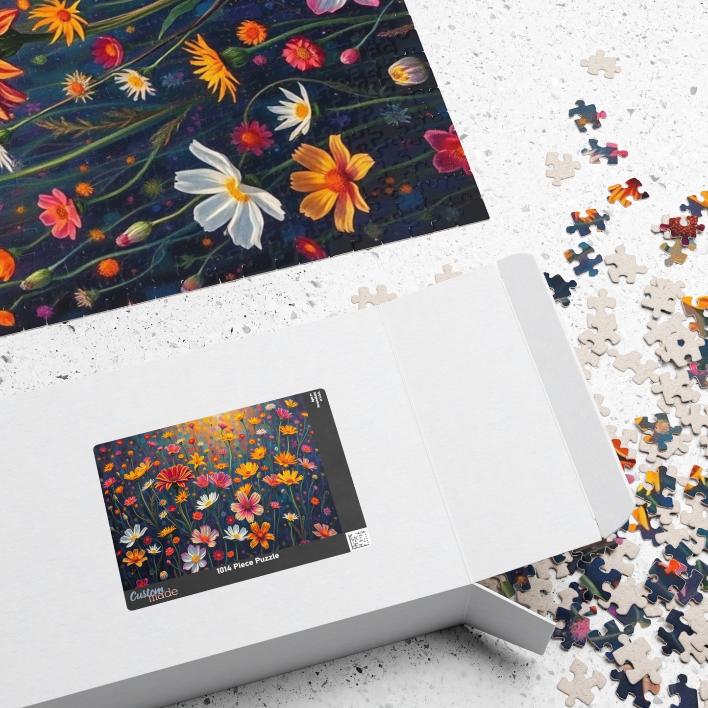 Floral Garden Puzzle, Jigsaw Puzzle for Adults, Fun Family Activity, Gift for Birthday, Relaxing Indoor Game, Brain Teaser, Mindfulness Puzzle The Puzzle Chest