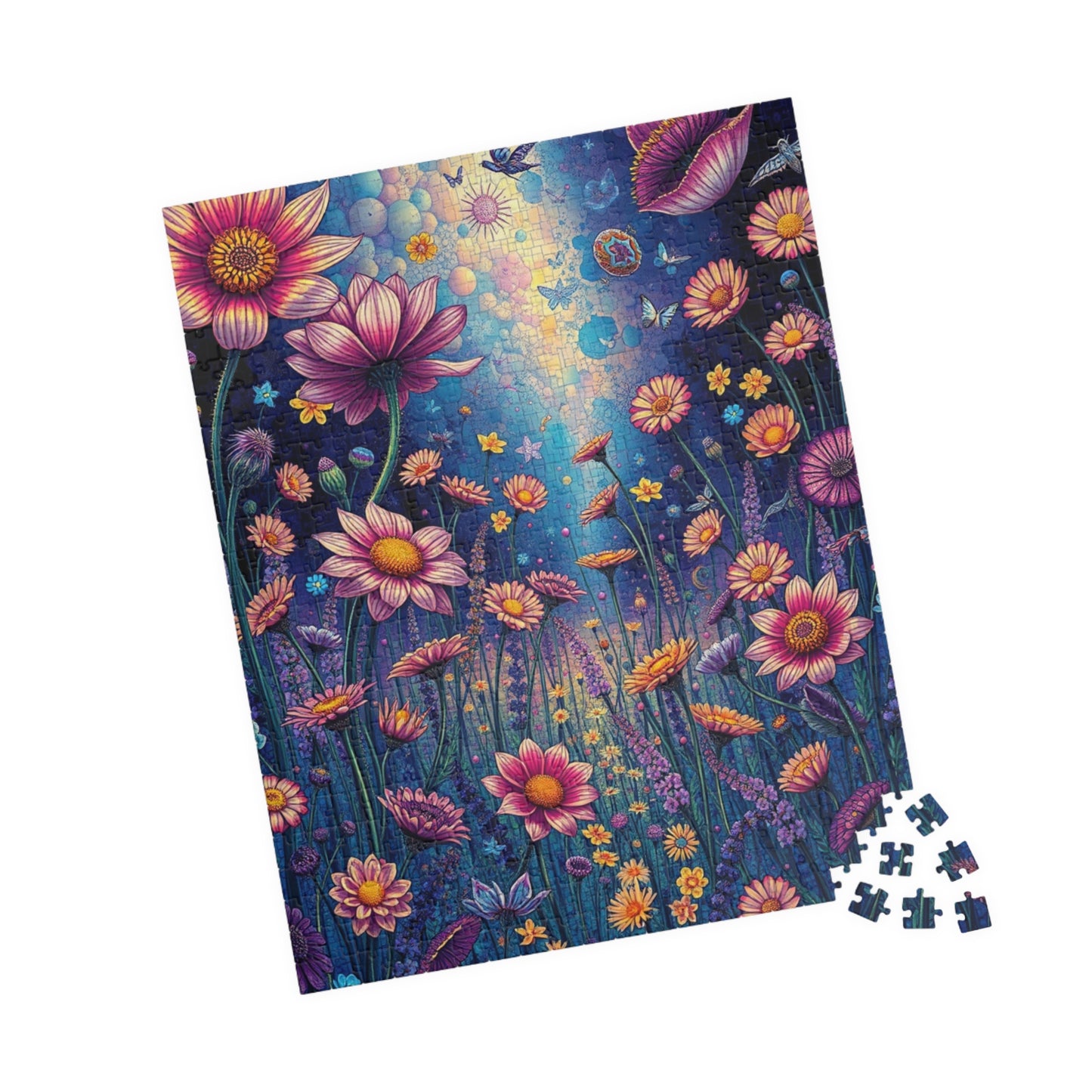 Floral Serenity Puzzle - 110 to 1014 Pieces, Perfect for Family Game Night, Gift for Nature Lovers, Mindful Relaxation, Home Entertainment Puzzle The Puzzle Chest