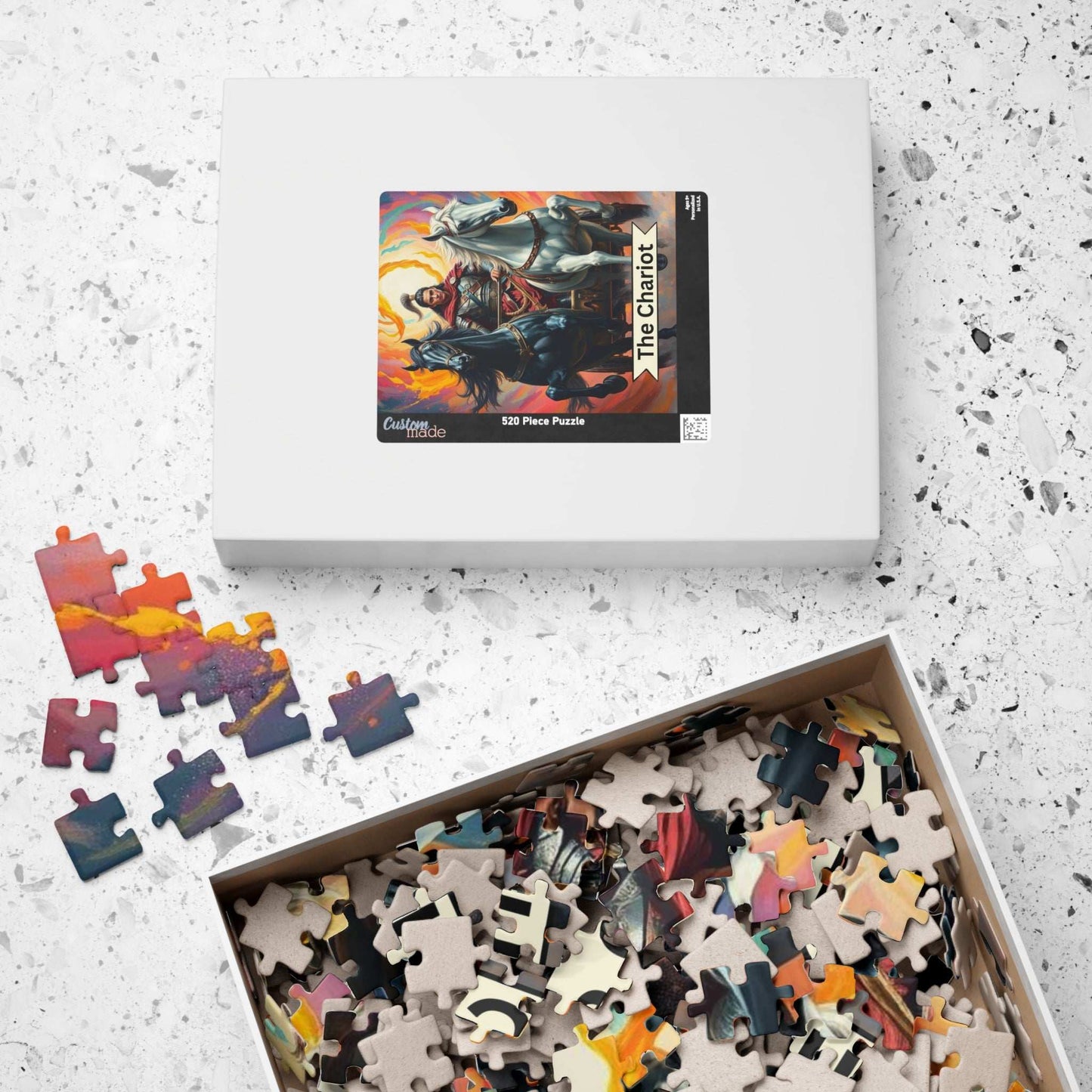 Mystical Chariot Puzzle - Tarot Card Style Jigsaw 110, 252, 520, 1014-piece, Gift, Game Night, Family Fun, Mind Teaser, Collector's Item Puzzle The Puzzle Chest