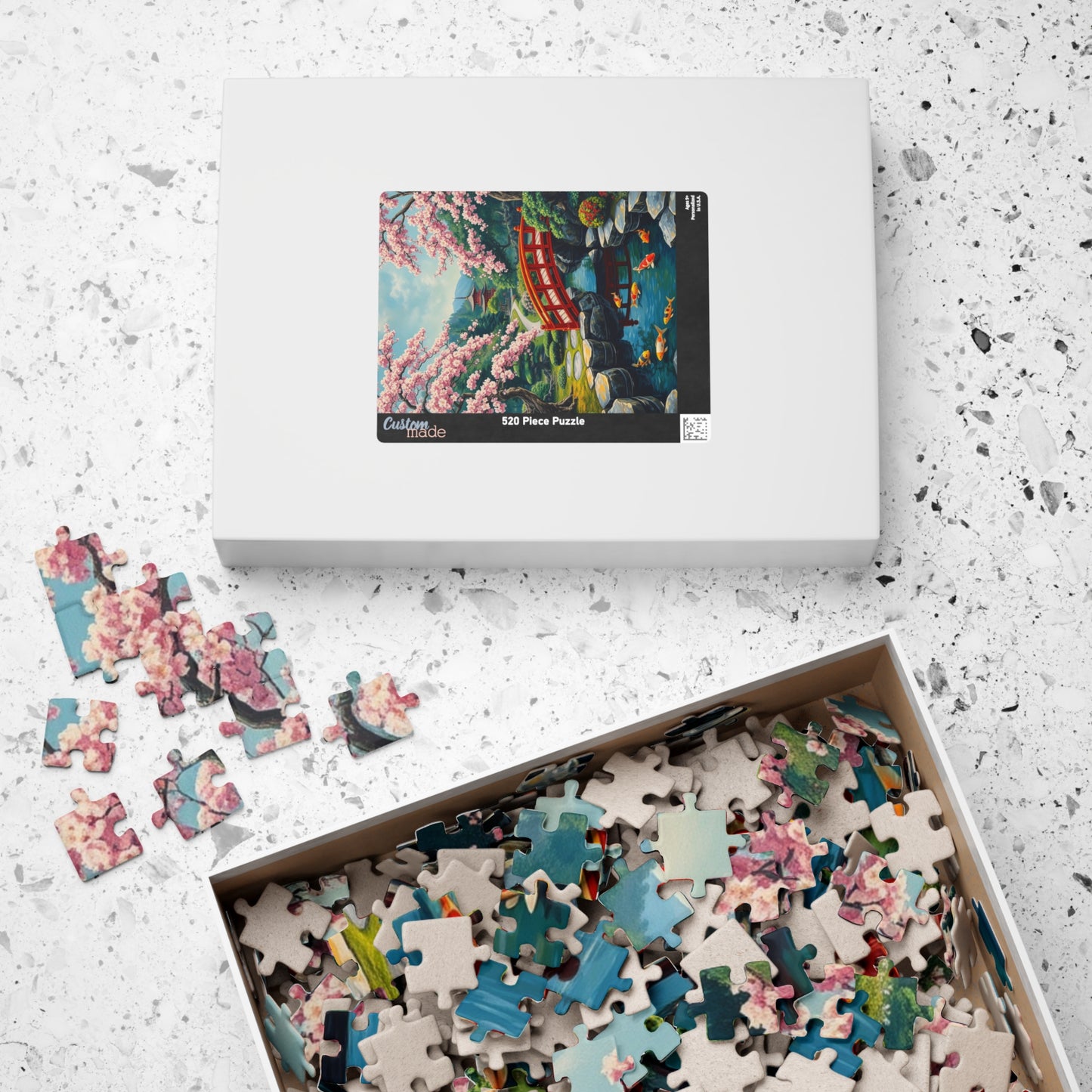 Serene Garden Puzzle, Relaxing Jigsaw for Nature Lovers, Unique Gift for Home, Mindfulness Activity, 1014-piece Puzzle Puzzle The Puzzle Chest