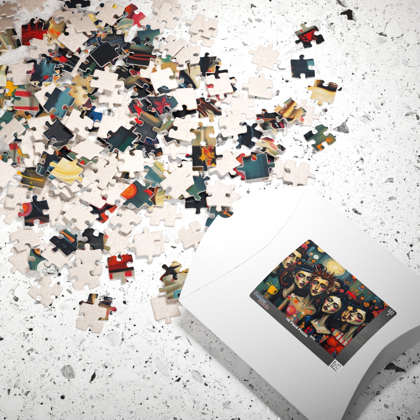 Artistic Gothic Jigsaw Puzzle - Party Scene, Game for Dark Art Lovers, Indoor Activity Solo Fun Entertaining Pastime, Best Puzzle Lover Gift Puzzle The Puzzle Chest