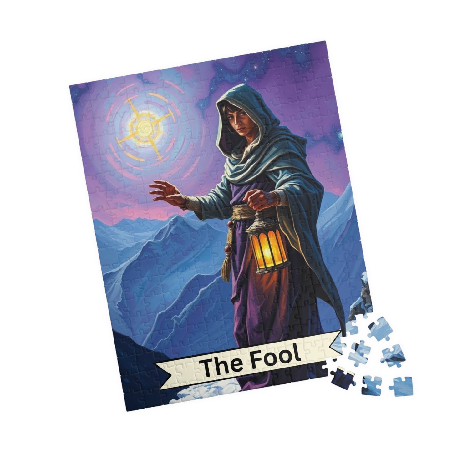 The Fool Tarot Puzzle: Mystical Meditation Jigsaw Puzzle