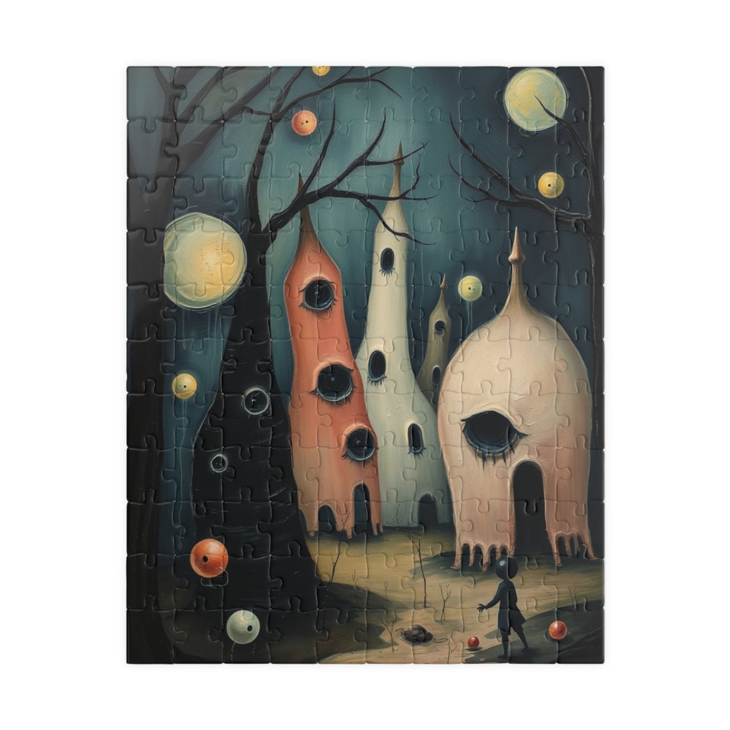 Whimsical Art Puzzle - Enchanting Dreamscape, 110-1014 pieces, Perfect Gift for Art Lovers, Family Fun Activity, Unique Home Entertainment 110 pcs (Vertical) Puzzle The Puzzle Chest
