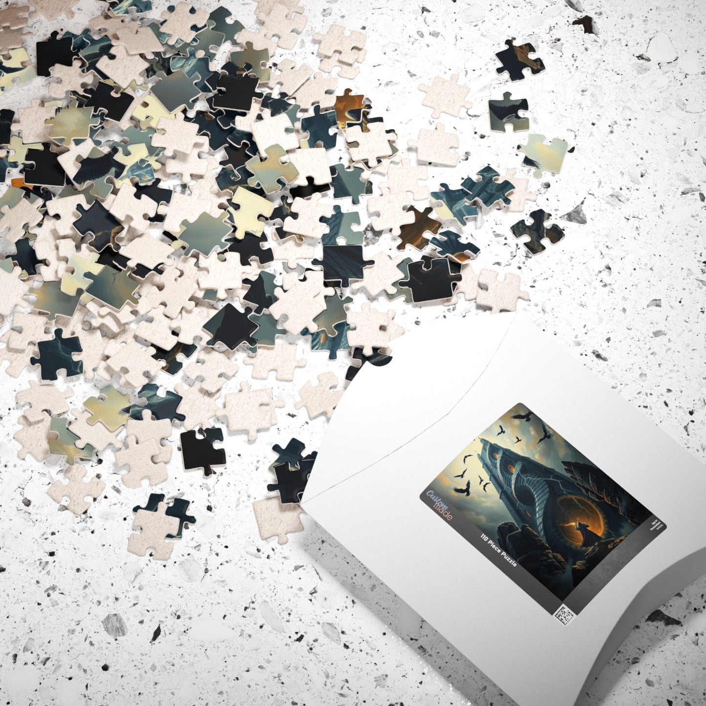 Gothic Tower Puzzle - 110/252/520/1014-Piece Jigsaw Game for Adults, Fantasy Art, Unique gift, Family Fun Indoor Activity, Brain Teaser Puzzle The Puzzle Chest