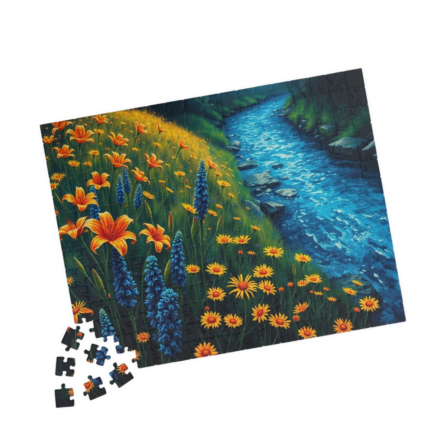 Scenic Nature Puzzle, Landscape Jigsaw Game for Adults, Gift for Friend, Nature Lover Present, Family Fun Indoor Activity, Mindfulness Puzzle The Puzzle Chest