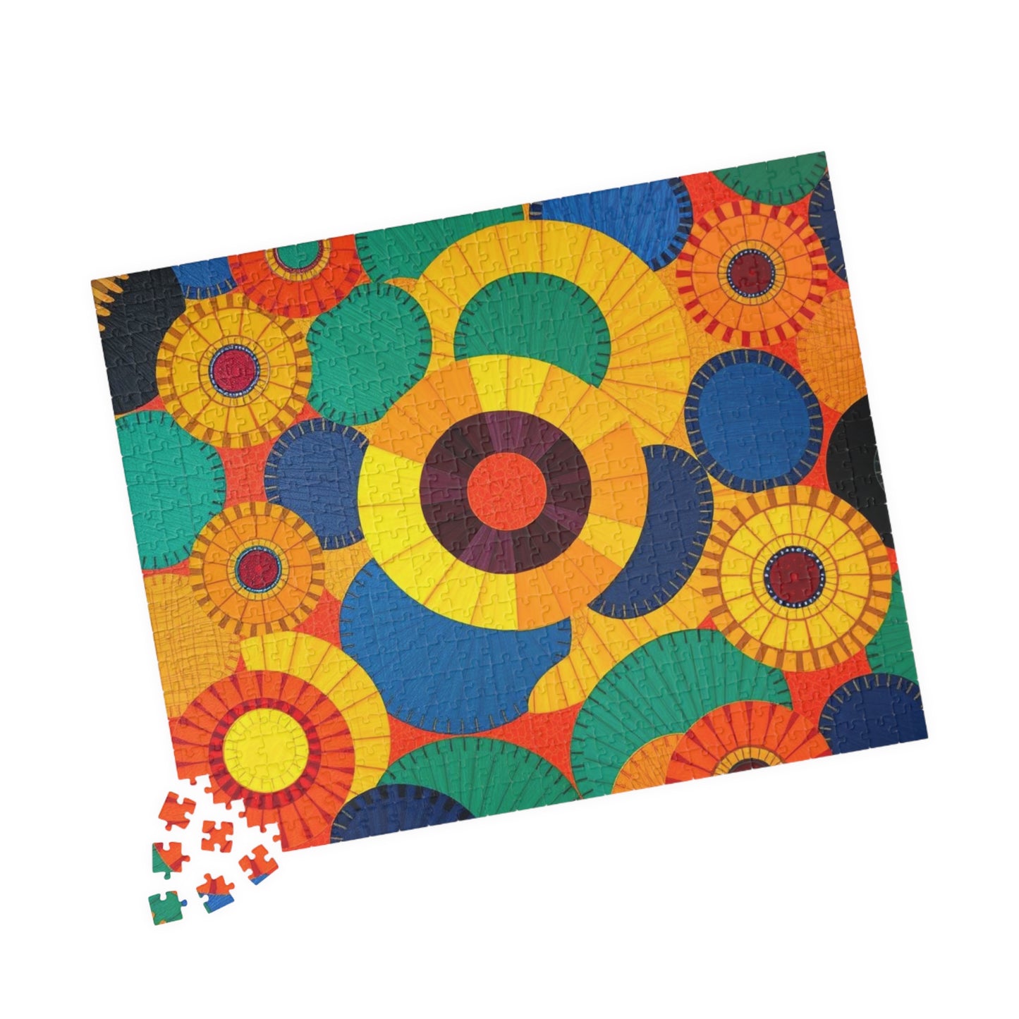 Colorful Abstract Jigsaw Puzzle Game for Adults, Perfect Family Activity, Home Entertainment, Gift for Puzzle Lover, Art Enthusiast Puzzle The Puzzle Chest