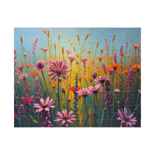 Floral Jigsaw Puzzle | Springtime Botanical Puzzle for Adults | Nature Lovers Gift, Family or Solo Fun, Mindfulness Activity, Game Night 252 pcs (Horizontal) Puzzle The Puzzle Chest