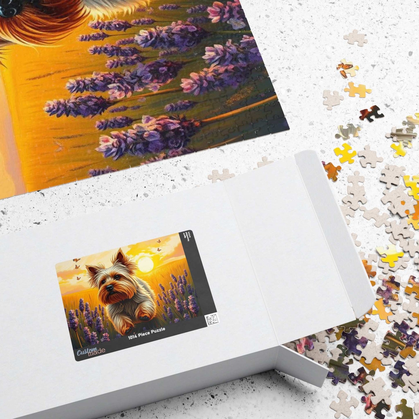 Dog Lover's Jigsaw Puzzle - Game with Yorkshire Terrier, Family Activity Perfect Birthday Holiday Gift for Animal Lover and Pet Enthusiast Puzzle The Puzzle Chest
