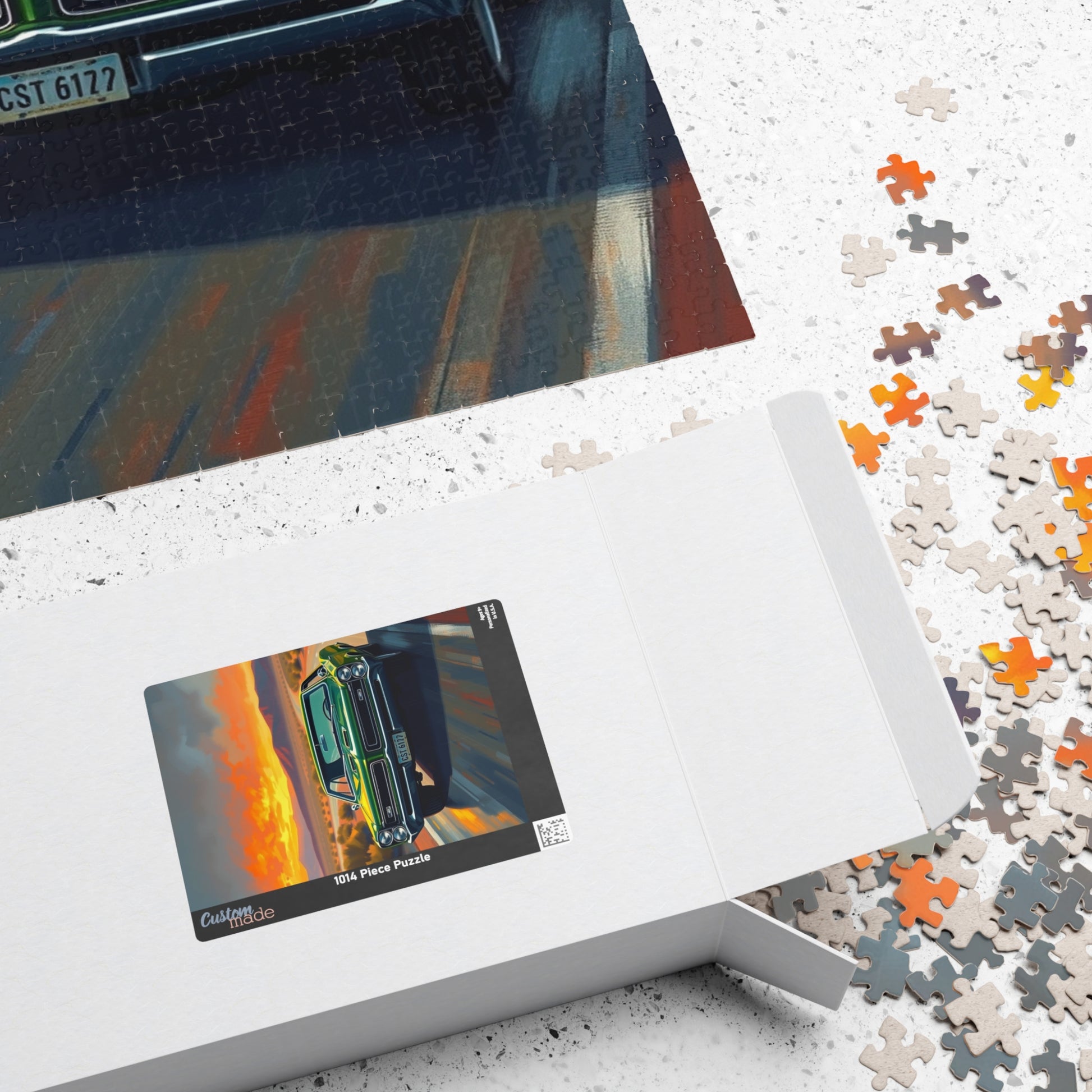 Vintage Car Puzzle - 1966 GTO, Nostalgic Jigsaw Puzzle Puzzle The Puzzle Chest