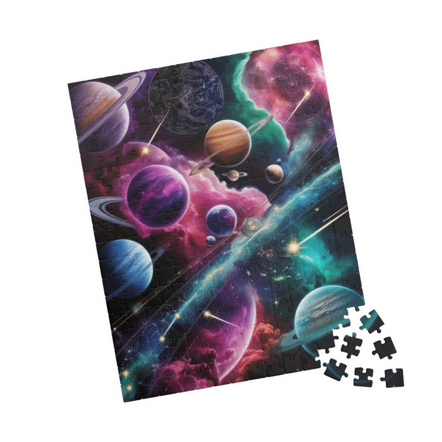 Cosmic Space Puzzle - 110, 252, 520, 1014-piece | Gift for Astronomy Lover, Solo Fun Family Game Night, Educational Fun, Home Decor, Puzzle The Puzzle Chest