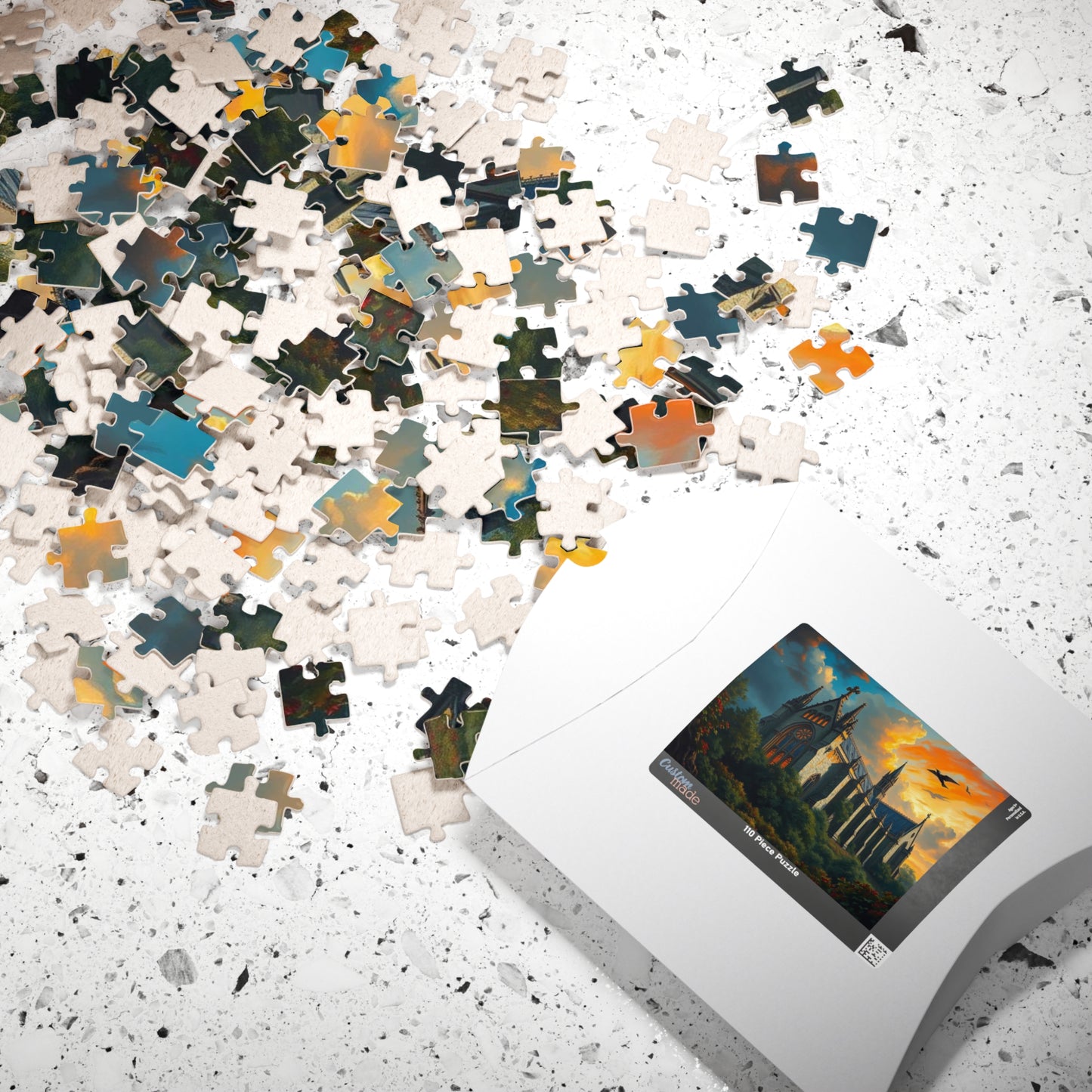 Abbey in the Wildwood Jigsaw Puzzle - Gothic Puzzle Landscape, 1000-Piece Puzzle Art for Solo Fun, Gift for Puzzle Lovers, Indoor Activity Puzzle The Puzzle Chest