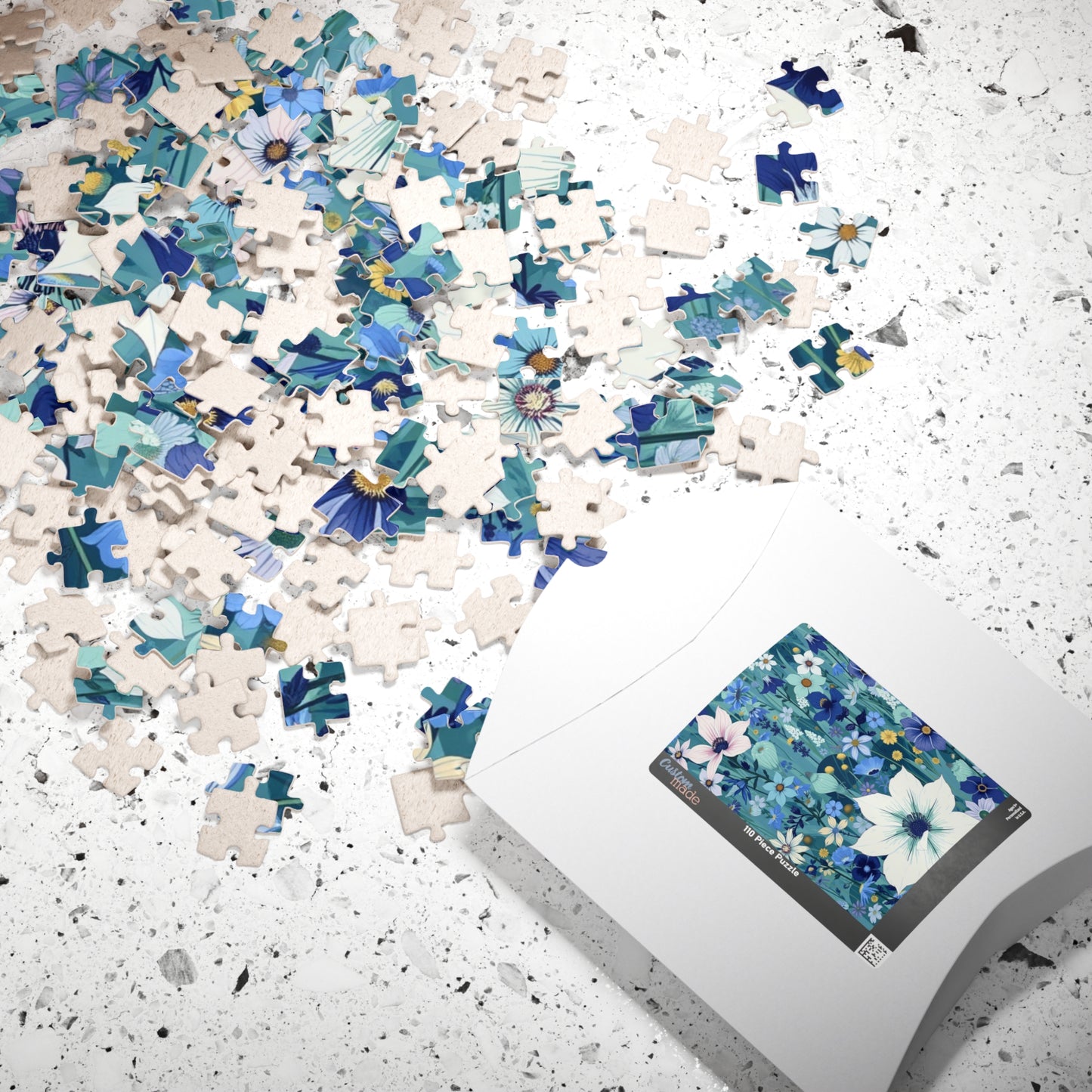 Floral Puzzle - Nature-Inspired Jigsaw Game, Gift for Nature Lovers, Eco-Friendly Solo Fun or Family Entertainment Puzzle The Puzzle Chest