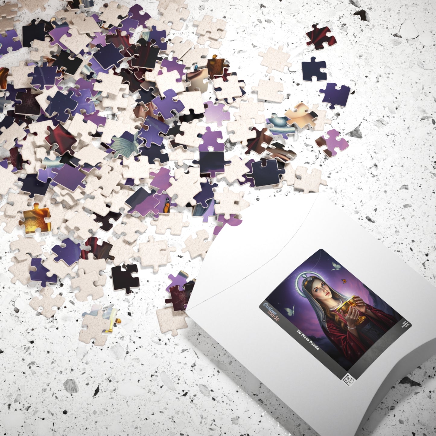 Radiant Priestess Puzzle, Enchanting Mythical Maiden 110-1014 Piece Jigsaw Game, Best Gift for Art Lovers, Family Fun, Home Decor, Unique Puzzle The Puzzle Chest