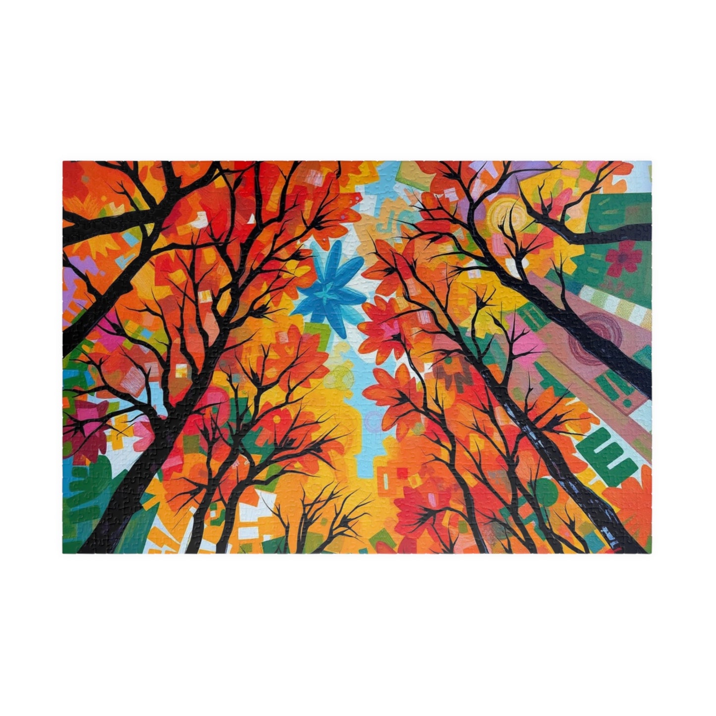 Autumn Forest Puzzle | 110-1014 pieces | Fall Decor, Family Activity, Home Gift, Nature Lover, Cozy Nights 1014 pcs (Horizontal) Puzzle The Puzzle Chest