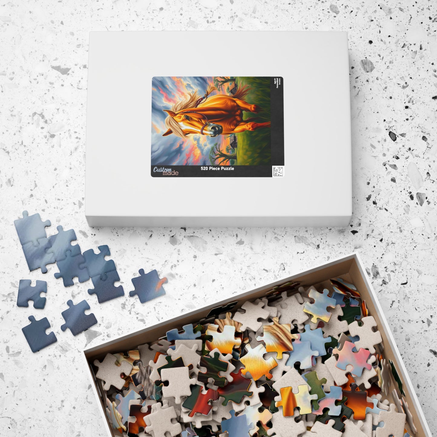 Horse Lover's Puzzle, 110-1014 Piece Jigsaw Game for Adults, Perfect Gift for Equine Enthusiasts, Family Fun, Home Entertainment, Horsey Art Puzzle The Puzzle Chest