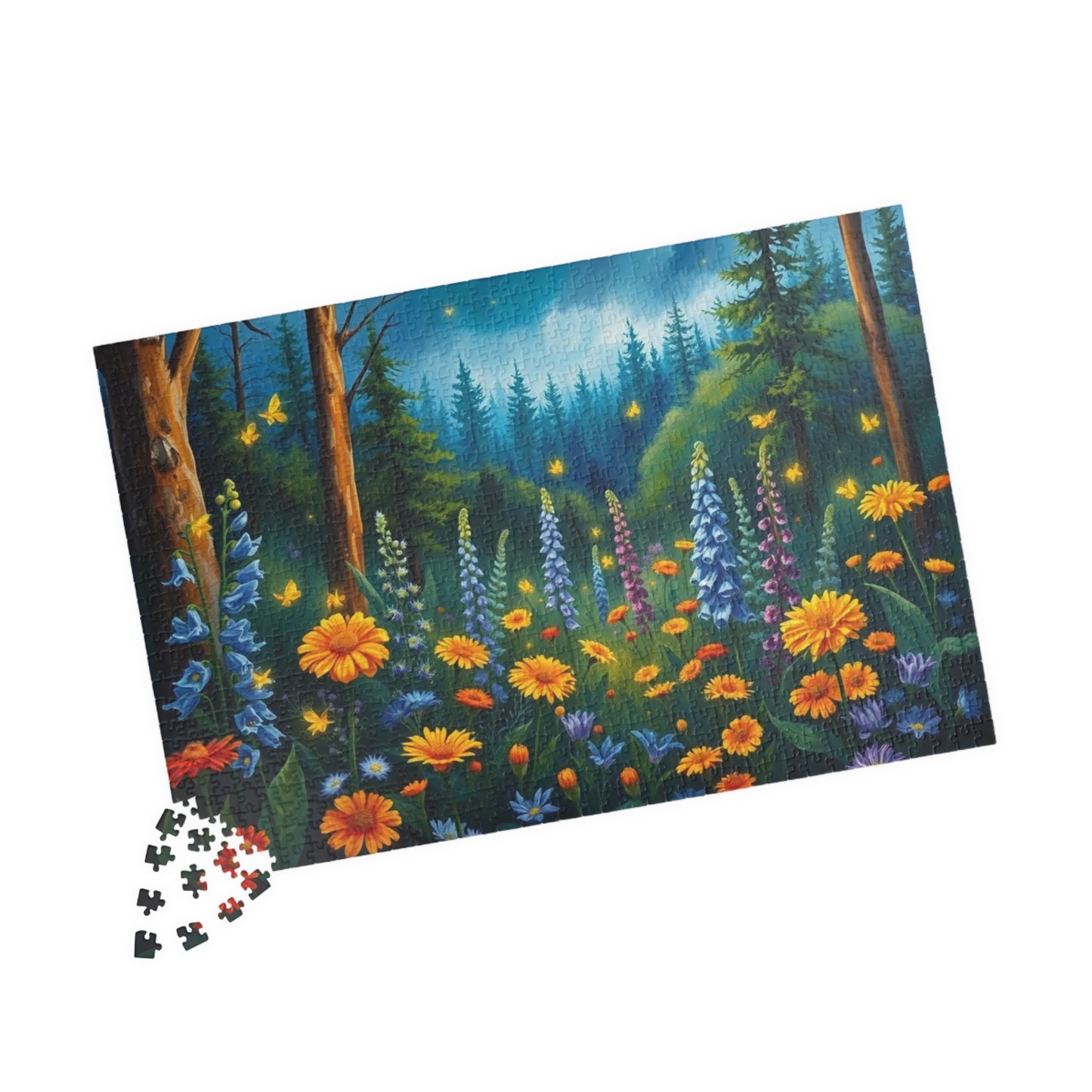 Flower Garden Landscape Puzzle | Nature Lover Gift, Family Activity, Eco-Friendly Game, Holiday Birthday Puzzle Enthusiast Hobbyist Present Puzzle The Puzzle Chest