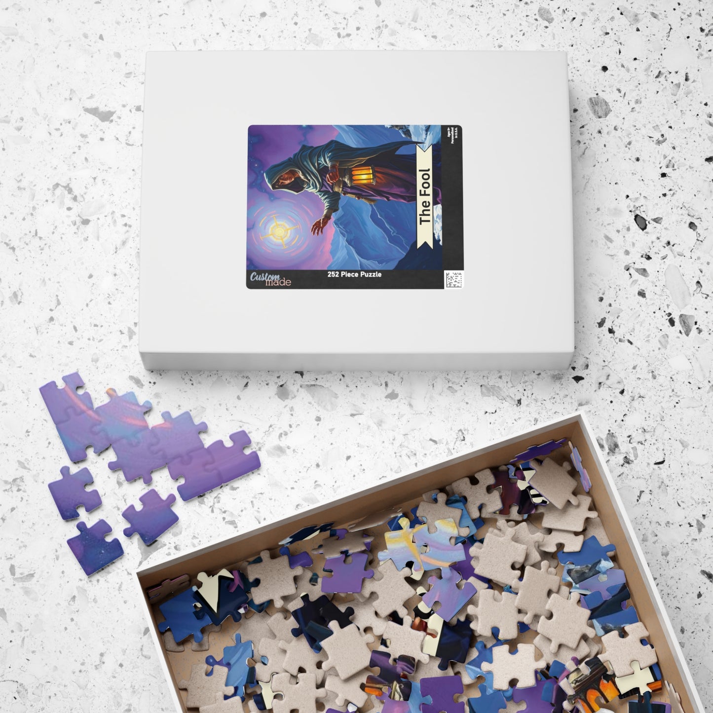 The Fool Tarot Puzzle: Mystical Meditation Jigsaw Puzzle