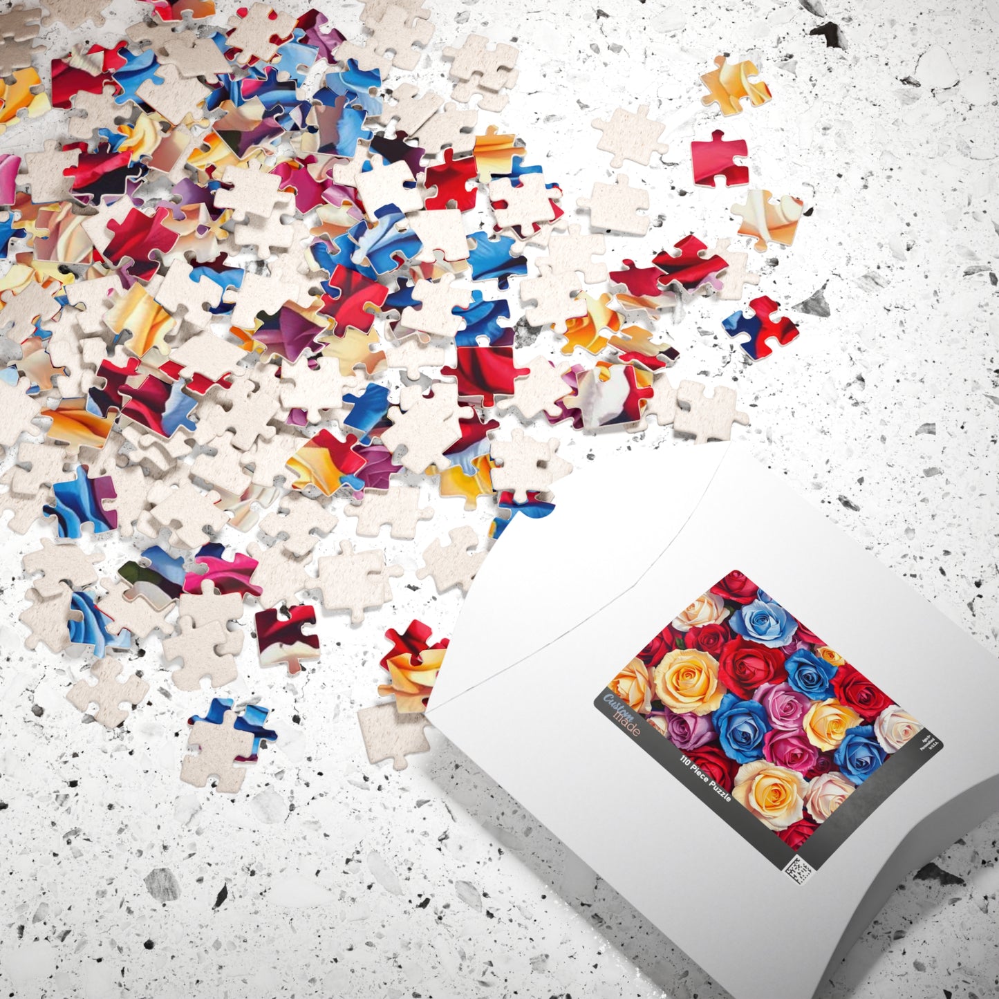Beautiful Floral Rose Puzzle 1000 Piece Jigsaw Puzzle for Adults Perfect Gift for Family Bonding, Game Night, Flower Lovers, Mental Exercise Puzzle The Puzzle Chest
