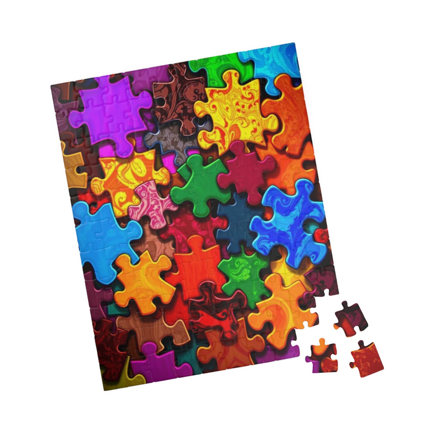 Chaotic Puzzle Piece Jigsaw Collage Puzzle - Fun for Adults, Family Game Night Activity, Creative Hobby, Senior Mental Exercise Puzzle The Puzzle Chest