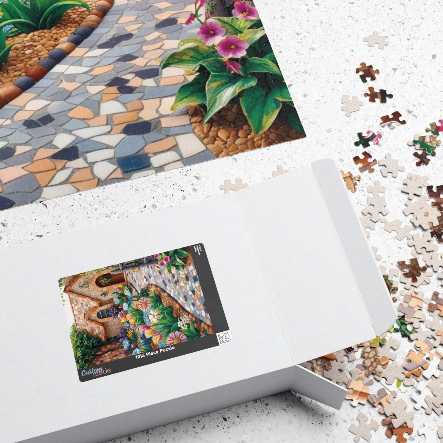 Garden Path Puzzle, 110, 252, 520, 1014-Piece Floral Landscape Jigsaw Game | Relaxing Gift for Puzzle Lovers, Family Activity, Creative Gift Puzzle The Puzzle Chest