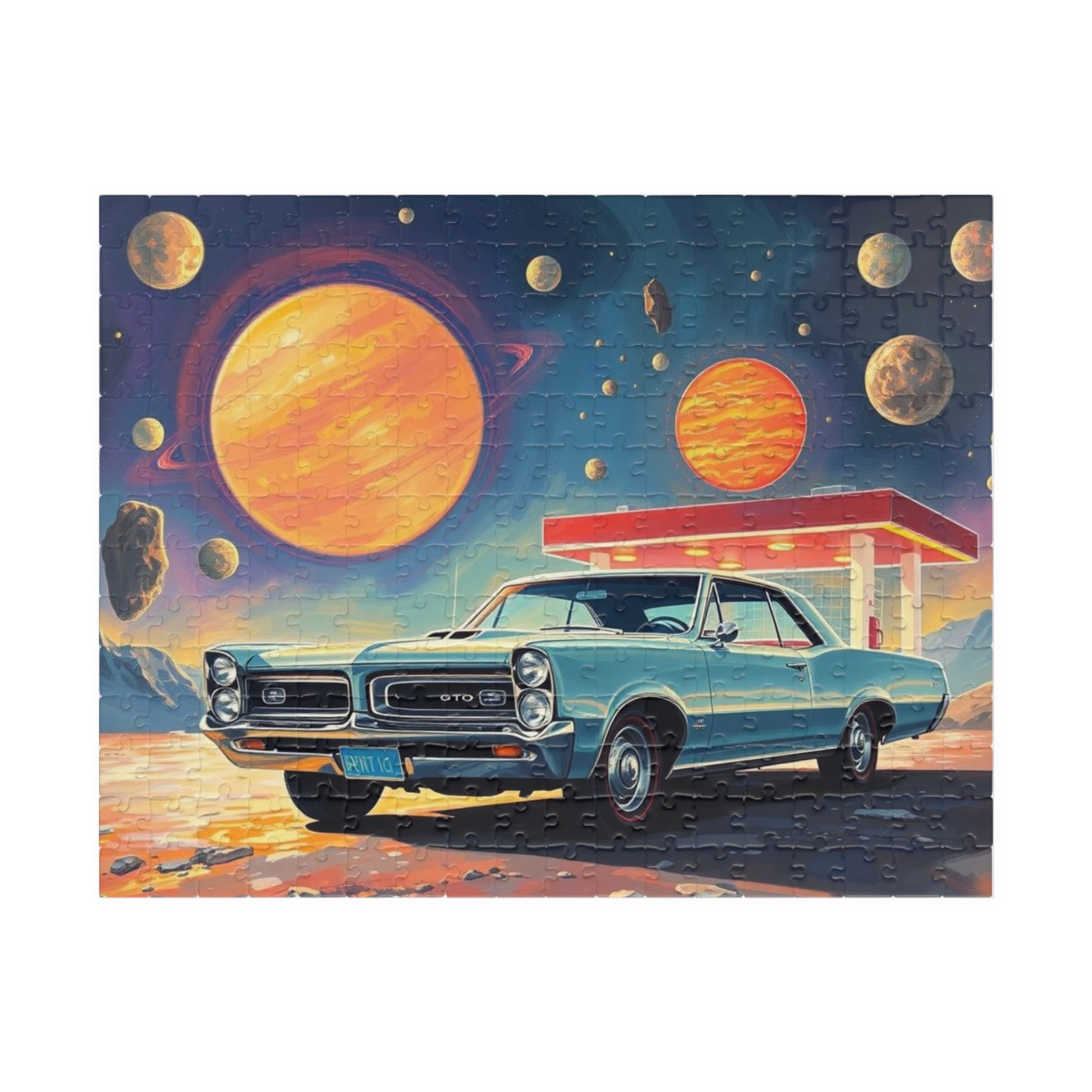 Vintage Car Space Jigsaw Puzzle 252 pcs (Horizontal) Puzzle The Puzzle Chest