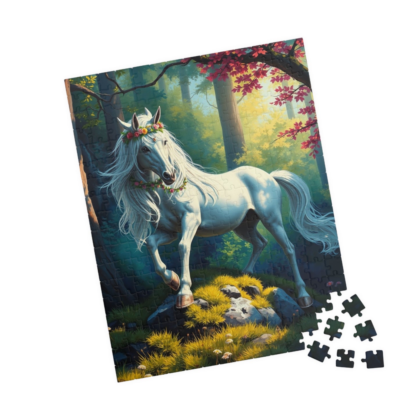 Magical Unicorn Puzzle - 110, 252, 520, 1014-piece, Jigsaw Game for Adults, Fantasy Lover Gift, Mindfulness Activity, Home Entertainment Puzzle The Puzzle Chest