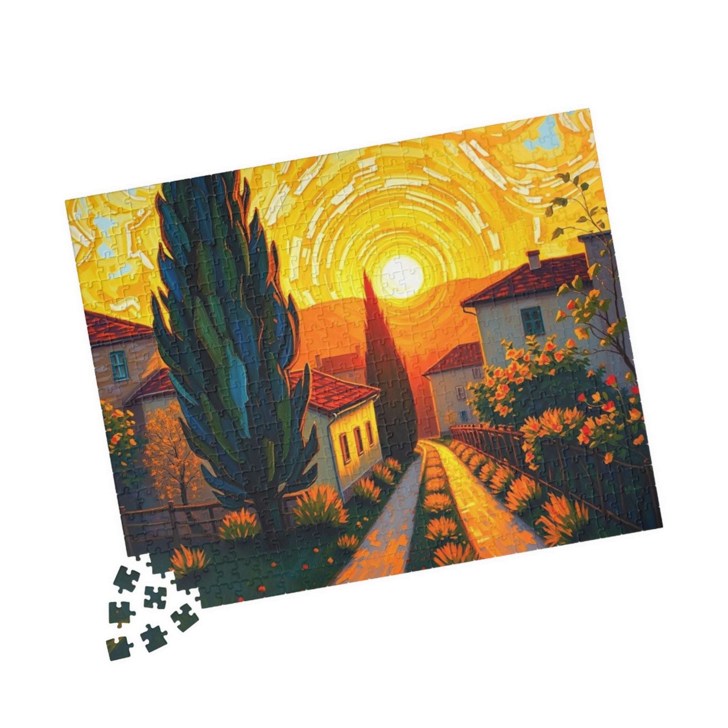Sunset Serenity Landscape Puzzle, 110-1014 Piece Jigsaw Puzzle for Adult, Gift for Friend, Family Fun Game Night, Relaxation Activity, Peace Puzzle The Puzzle Chest