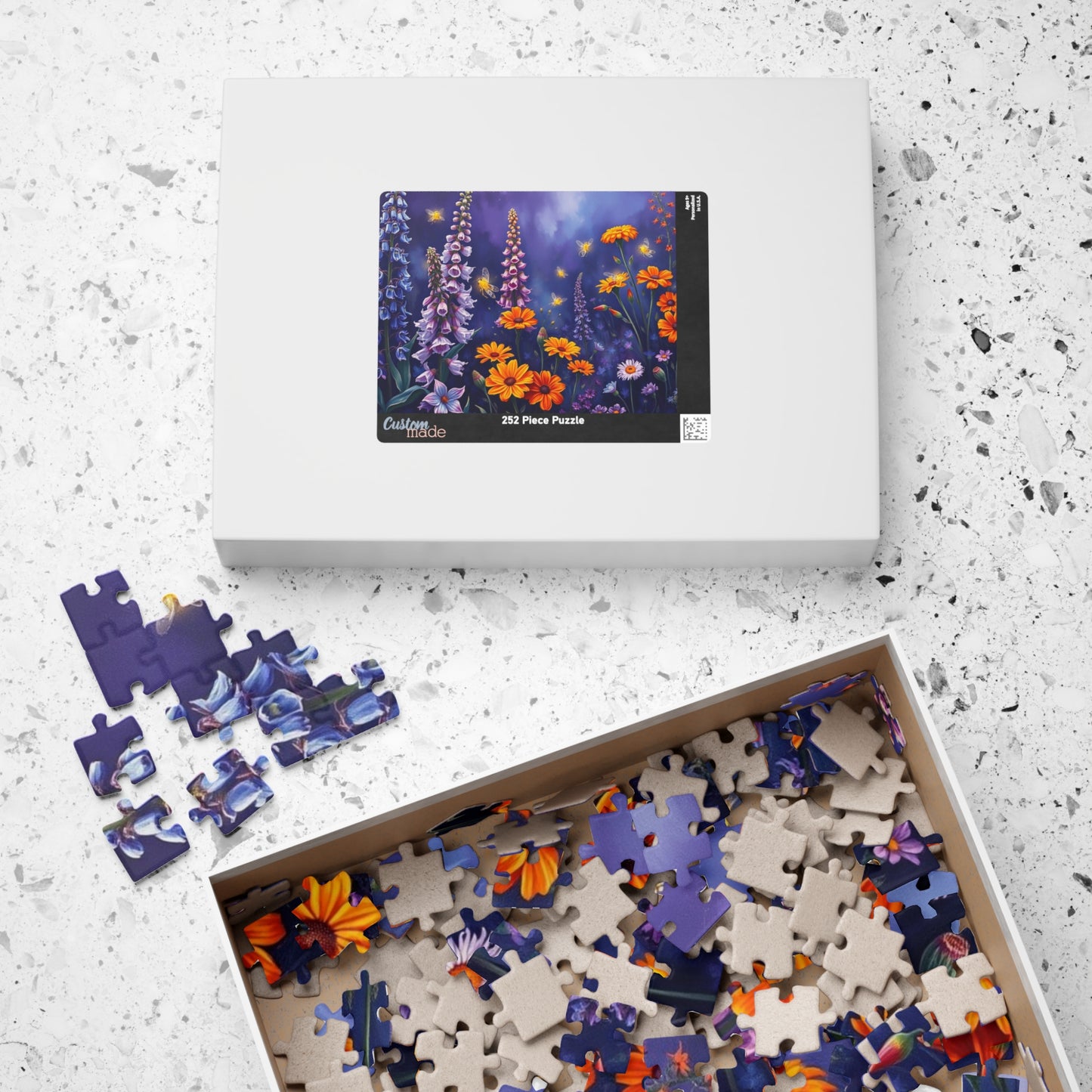 Floral Dreamscape Puzzle: 110-1014 Piece Flower Adult Jigsaw Game, Nature Lovers Gift, Fun Family Game Night, Solo Entertainment, Mindful Puzzle The Puzzle Chest