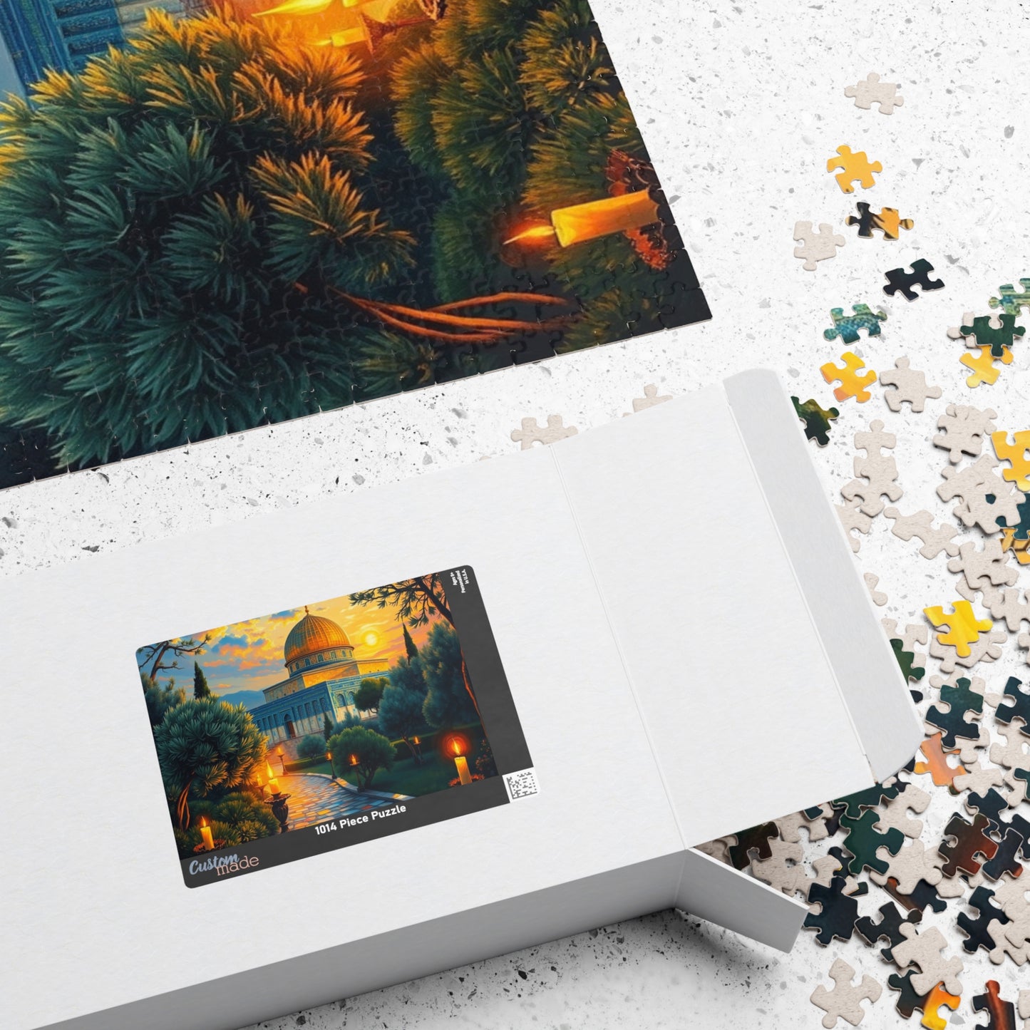 Dome of the Rock Jigsaw Puzzle, Famous Historical Religious Landmark, Islamic Faith Based Game, Jerusalem Art Gift for Travel Lover Puzzle The Puzzle Chest
