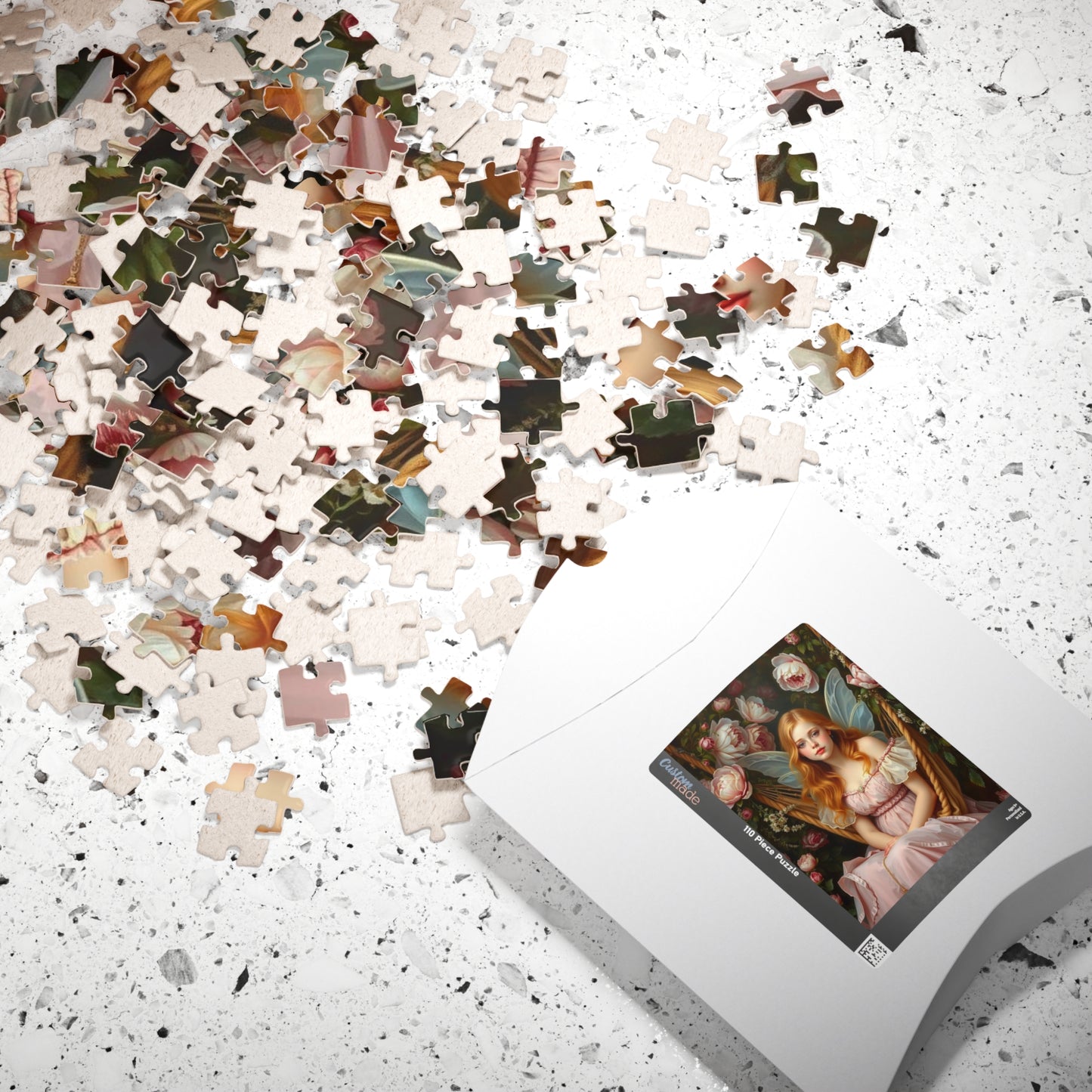 Hammock in Bloom Fairy-Themed Jigsaw Puzzle, Enchanting Artwork Game, Fantasy Gift for Puzzle Lover, Fun Family Solo Activity, Brain Teaser Puzzle The Puzzle Chest
