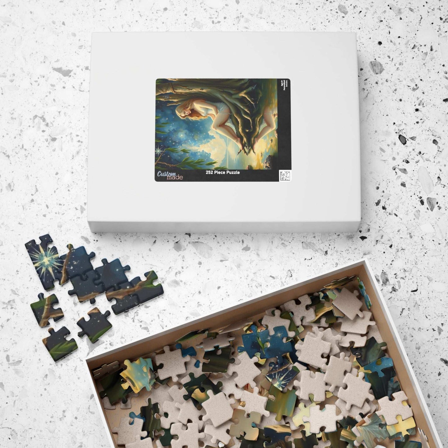 River Nymph Jigsaw Puzzle, Starlit Night and Otherworldly Beauty, 110-1014 Piece, Fantasy Art Gift Puzzle The Puzzle Chest