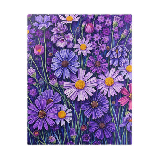 Floral Puzzle Art - Colorful Flower Design (110, 252, 520, 1014-piece), Perfect Gift for Nature Lovers, Relaxation, Home Décor, Family Fun, 110 pcs (Vertical) Puzzle The Puzzle Chest